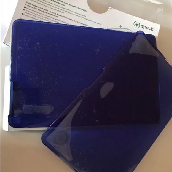New Speck Smart Shell Case for 11" Apple MacBook Air See Thru Cobalt Blue - Picture 3 of 6